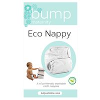 Bump Maternity 3 Cloth Nappies - Washable & Eco-Friendly